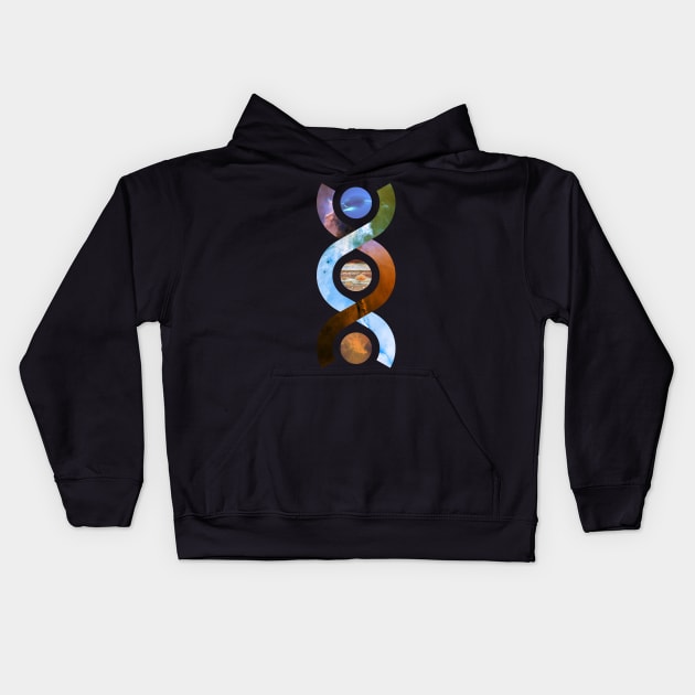 Helical Kids Hoodie by ThanksAnyway